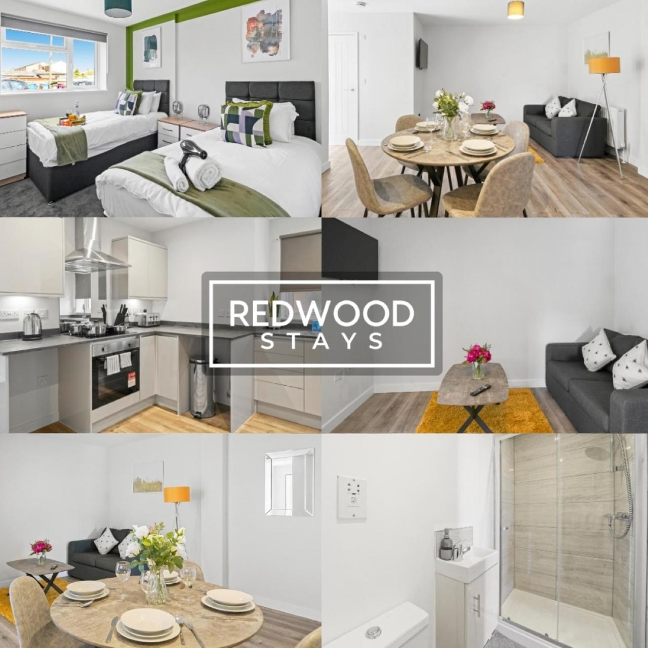 Quality 1 Bed 1 Bath Apartments For Contractors By Redwood Stays Farnborough  Ngoại thất bức ảnh